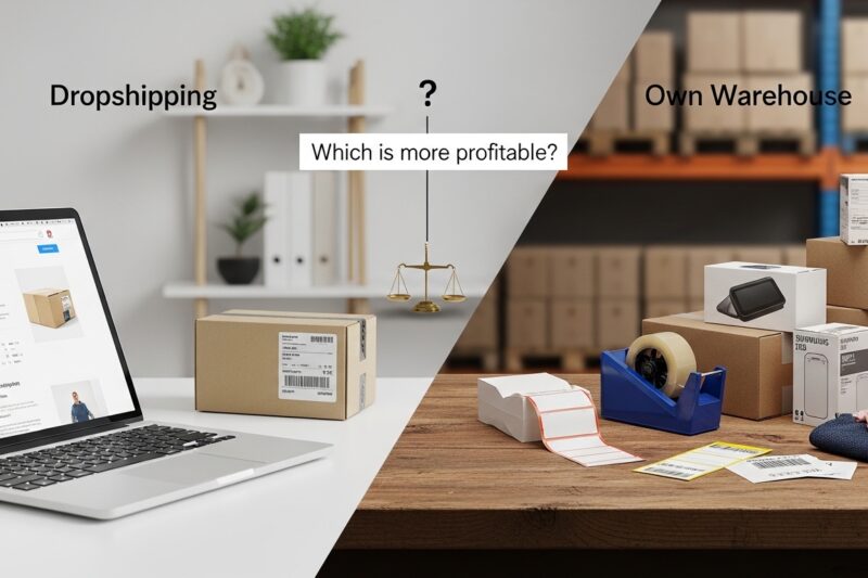 Dropshipping czy własny magazyn – co bardziej opłaca się na start?